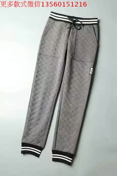 最高级别定单 时尚爆表的一款高舒适休闲卫裤 经典百搭的灰色系