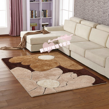 弹力丝韩国丝图案亮丝地毯高档加密客厅茶几卧室玄关可定制carpet