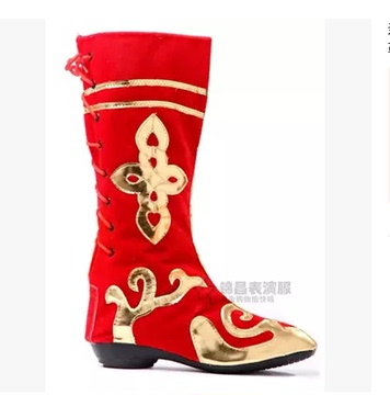 少数民族蒙古/藏族/现代舞蹈表演/舞台演出舞蹈鞋-靴子 男 女