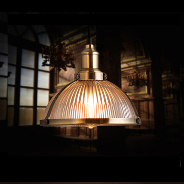 美式loft工业复古餐厅灯吧台咖啡厅酒吧玻璃灯罩吊灯个性创意灯具