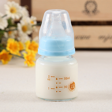 全国包邮特价婴儿果汁辅食小奶瓶米糊玻璃奶瓶防胀气宝宝喂药喝水