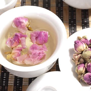 新疆野生和田玫瑰花茶 新疆特产玫瑰花茶 美容养颜80克/罐