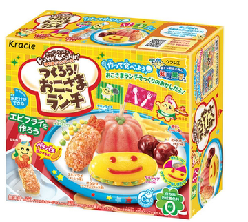 现货日本食玩【卡哇伊】嘉娜宝kracie自制儿童套餐午餐DIY玩具