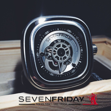 SevenFriday瑞士中性机械手表 时尚情侣腕表 七个星期五皮带防水