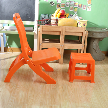塑料折叠凳家用户外便携式折叠凳加厚儿童凳子成人火车折叠凳矮凳