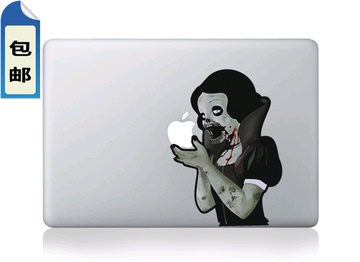 苹果笔记本电脑贴纸 MacBook Pro Air配件局部贴膜 吸血公主
