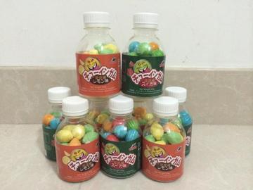 印尼进口经典款友谊西瓜/柠檬味怀旧泡泡糖85g瓶装2罐包邮