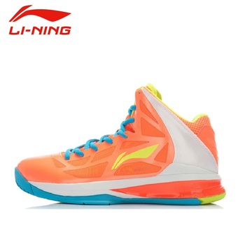 李宁 LINING 篮球鞋 男鞋新款室内室外中高帮减震运动鞋ABPJ033