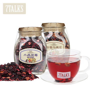 水晶蓝莓+百香马提尼组合花果茶/2瓶装200g/花茶/水果茶/爱这茶语