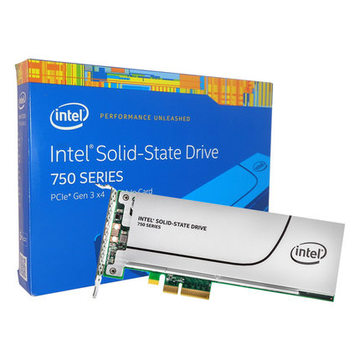 Intel/英特尔 750 800G SSDPEDMW800G4X1 PCI-E 固态硬盘彩包现货