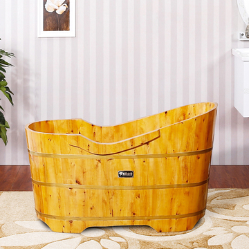 特级香柏木成人浴盆洗澡木桶实木浴缸泡浴桶木质浴桶泡澡木桶包邮