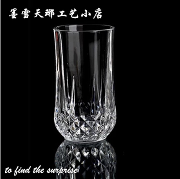 啤酒杯钻石古典威士忌酒杯玻璃酒杯透明啤酒杯酒吧用杯洋酒钻石杯