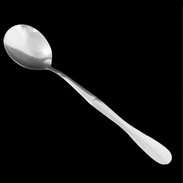 【天天特价】不锈钢勺子 长柄大圆汤匙 创意咖啡调羹 吃饭餐具