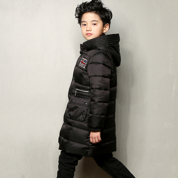 男大童棉袄冬装新款加厚韩版儿童羽绒棉服男童棉衣中童中长款外套