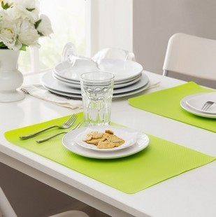 加厚西餐垫 餐布 欧式PVC隔热垫 儿童餐桌垫 盘垫碗垫 杯垫硅胶垫