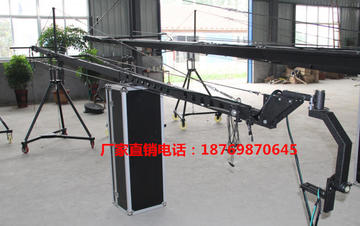3米6米8米电控摇臂方管 DV摄像摇臂标配2轴云台厂家直销