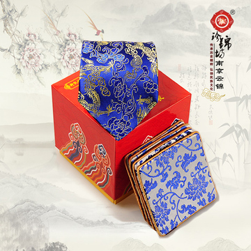 南京云锦领带礼盒中国传统工艺品 送老外特色收藏礼品中国风