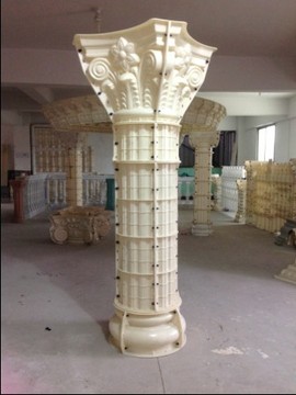 塑钢现浇水泥大罗马柱模具、大门头柱模具、罗马柱水泥制品模具