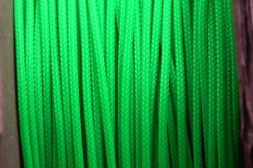 三织特级加密3MM蛇皮网 编织网 避震网 蛇皮网管包线 草绿色