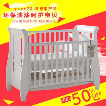 欧式婴儿床 实木 宝宝床 出口多功能带抽屉宝宝床多功能儿童床