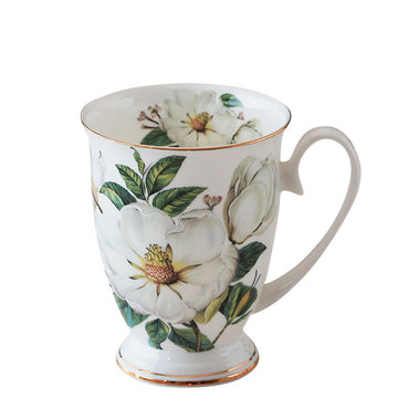 皇室骨瓷杯子陶瓷创意马克杯水杯韩国杯子茶杯牛奶杯子精美咖啡杯