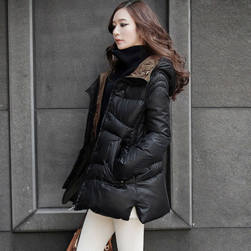 2016冬季新款韩版正品胖mm加厚加大羽绒服中长款大码宽松外套女装