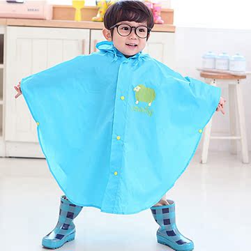 儿童雨衣女童男童幼儿园新款防水保暖小孩公主斗篷式小学生雨披