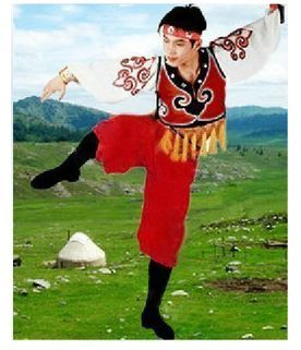 2016新款少数民族舞蹈服装服饰蒙古族蒙古演出服草原舞台装表演服