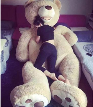 2米大熊毛绒玩具泰迪熊1.8米大熊猫公仔抱抱熊布娃娃生日礼物女
