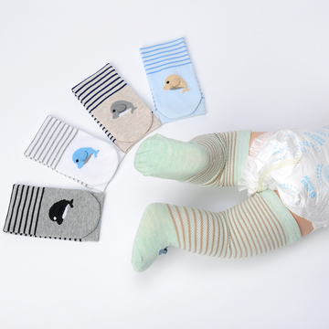 新生儿中筒袜纯棉松口透气0-12个月1-2岁宝宝袜裤春夏新品婴儿袜