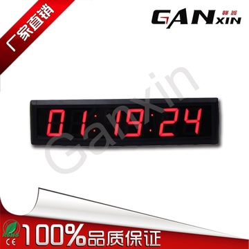 2.3英寸6位电子计时定时器led跑步运动秒表象棋篮球比赛计时器