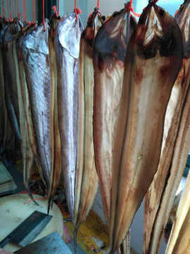 温州特产野生淡晒大鳗鱼干海鳗干东海鳗鱼鲞海鲜干货现晒现卖500g