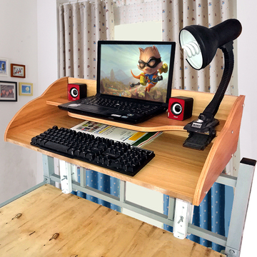 宿舍神器大学生寝室通用创意上铺神器懒人书桌悬空笔记本电脑桌