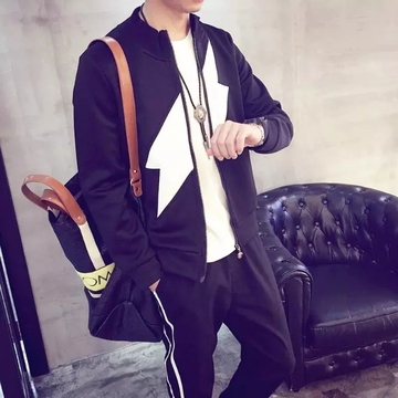 2016新款春秋季夹克男青年韩版修身长袖上衣学生薄款休闲外套潮流