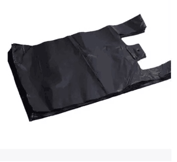 加厚黑色背心式大号垃圾袋家用环保厨房手提袋黑红色塑料袋270只