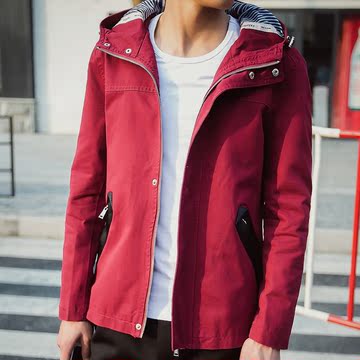 2016新款秋季外套男青少年学生休闲夹克男薄款潮流韩版长袖上衣服
