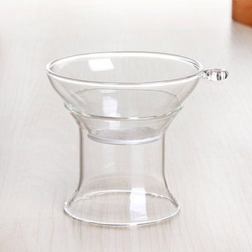 耐热玻璃茶壶茶漏茶滤网透明玻璃功夫茶具茶道配件隔茶叶滤茶器