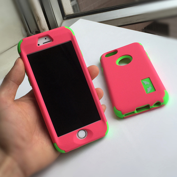 iPhone6s手机壳硅胶塑料前后苹果6plus全包边防摔加厚保护套5se壳