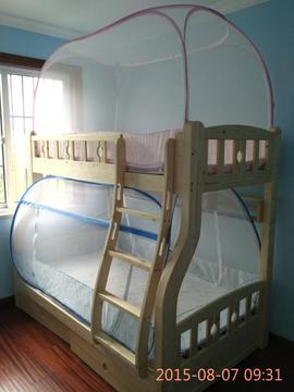 谷今学生蚊帐蒙古包1米免安装1.35米三开门子母床宿舍1.2米上下铺