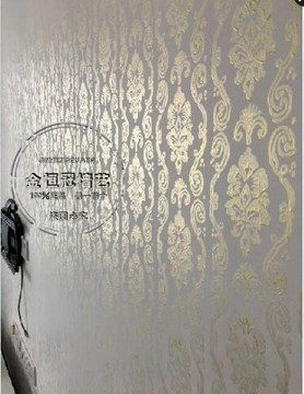 液体墙纸漆液体壁纸滚花模具漆液态壁纸印花绸缎漆幻金色硅藻泥涂
