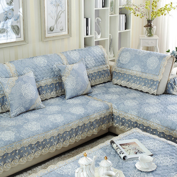 欧式四季沙发垫布艺防滑坐垫简约现代组合沙发坐垫提花沙发巾套罩