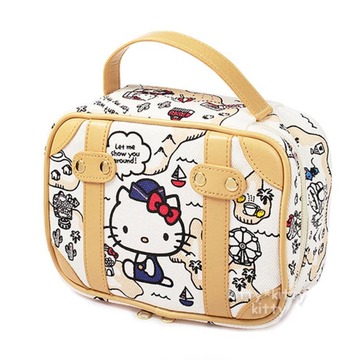 韩国代购HELLO KITTY凯蒂猫旅行手提化妆包收纳包e1.510