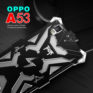 新款oppoA53手机壳金属oppoa53t手机套防摔A53m铝合金保护壳潮男