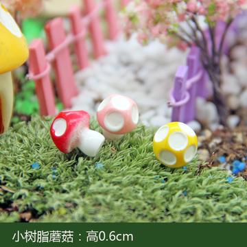 多肉植物装饰小摆件微景观小饰品苔藓微景观小摆件大树脂蘑菇