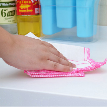 抹布清洁布巾家用吸水不掉毛加厚大玻璃布厨房家具桌子洗碗不沾油