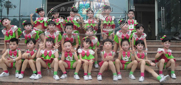 六一小荷风采圈圈乐舞蹈表演服儿童现代舞演出服男女童舞台演出服