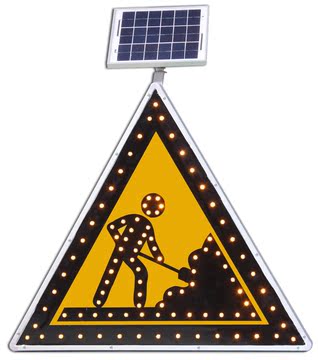 厂家直销太阳能禁行牌LED指示牌太阳能警示牌交通标志牌信号灯