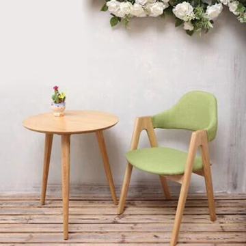 【天天特价】实木水曲柳椅餐椅休闲椅欧式创意实木靠背椅咖啡厅椅