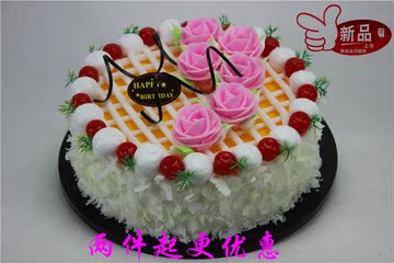 新款水果花卉蛋糕模型 欧式时尚蛋糕 仿真蛋糕 蛋糕店开业蛋糕