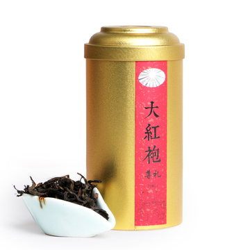 大红袍茶叶散装一级武夷岩茶乌龙茶清香型100克罐春季新茶大红袍